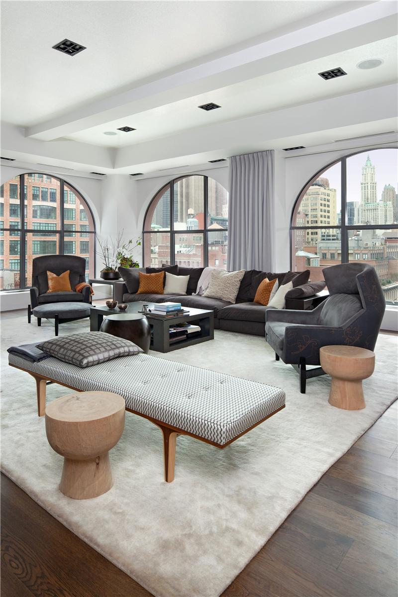 New York City Loft Living Room