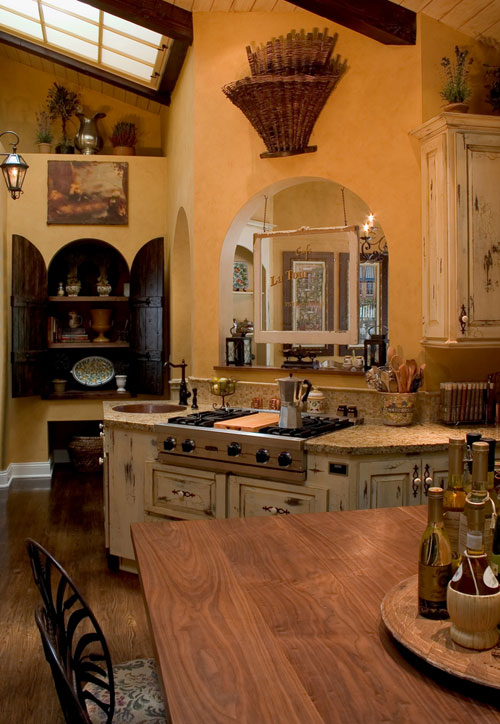 Old World French Country Kitchen