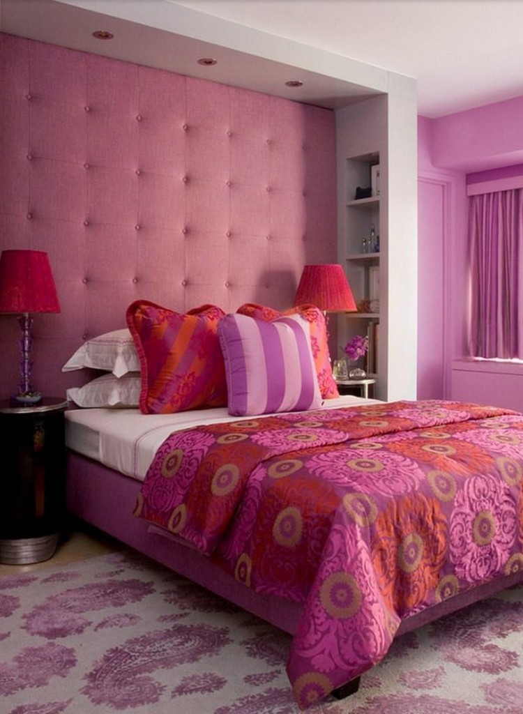 Pink Color Scheme Bedroom