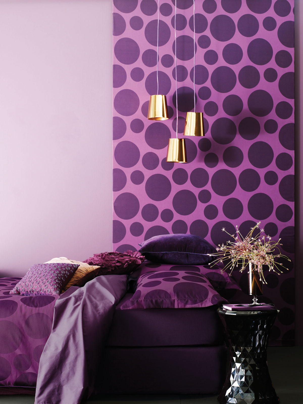 Purple Wall Decor for Bedrooms