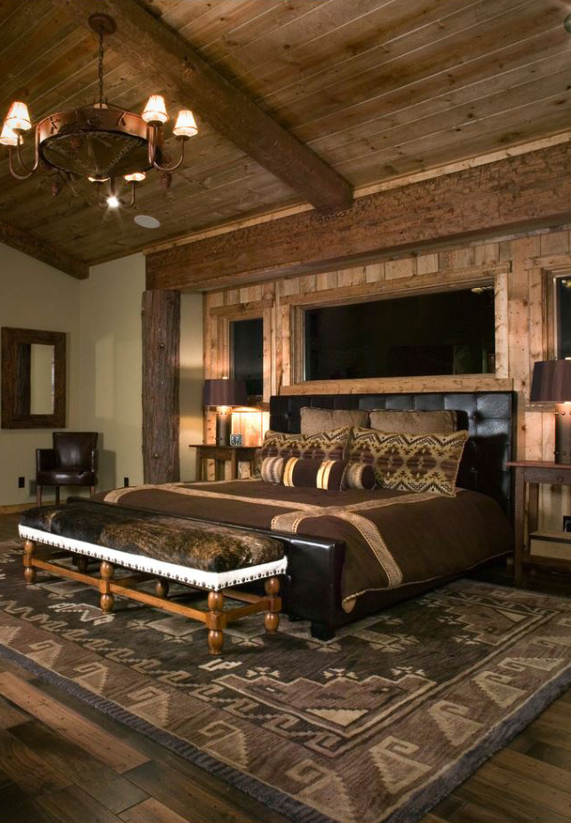 Rustic Master Country Bedroom Design