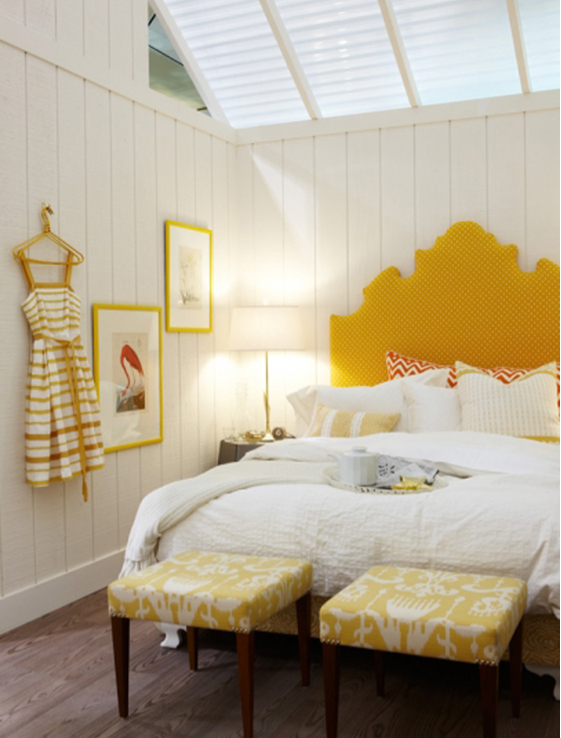 Sarah Richardson Yellow Bedroom