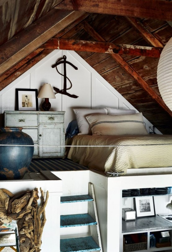 Small Cottage Loft Bedroom