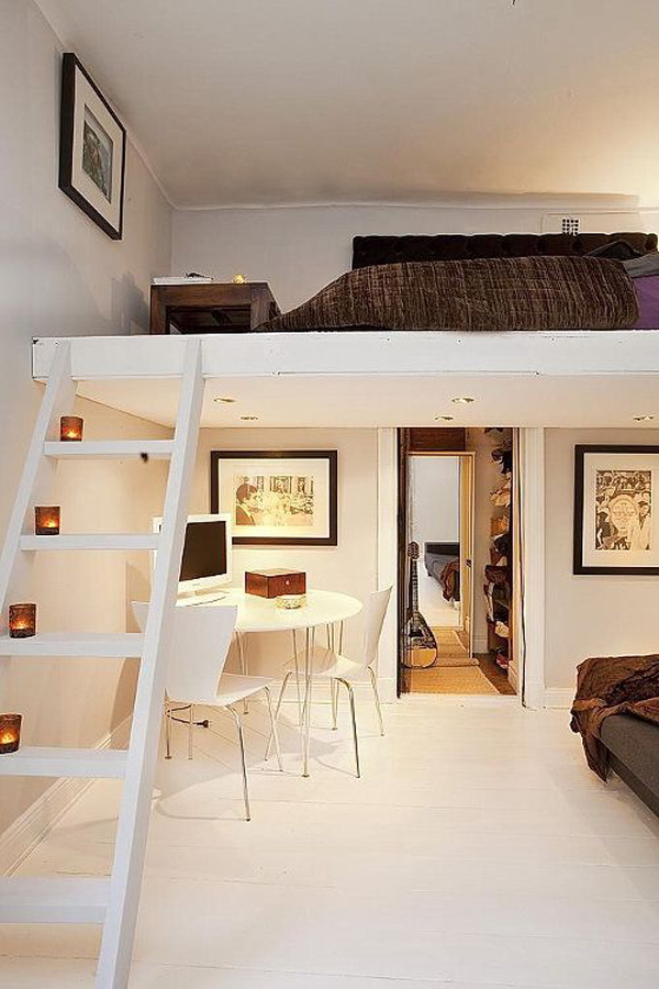Small House with Loft Bedroom