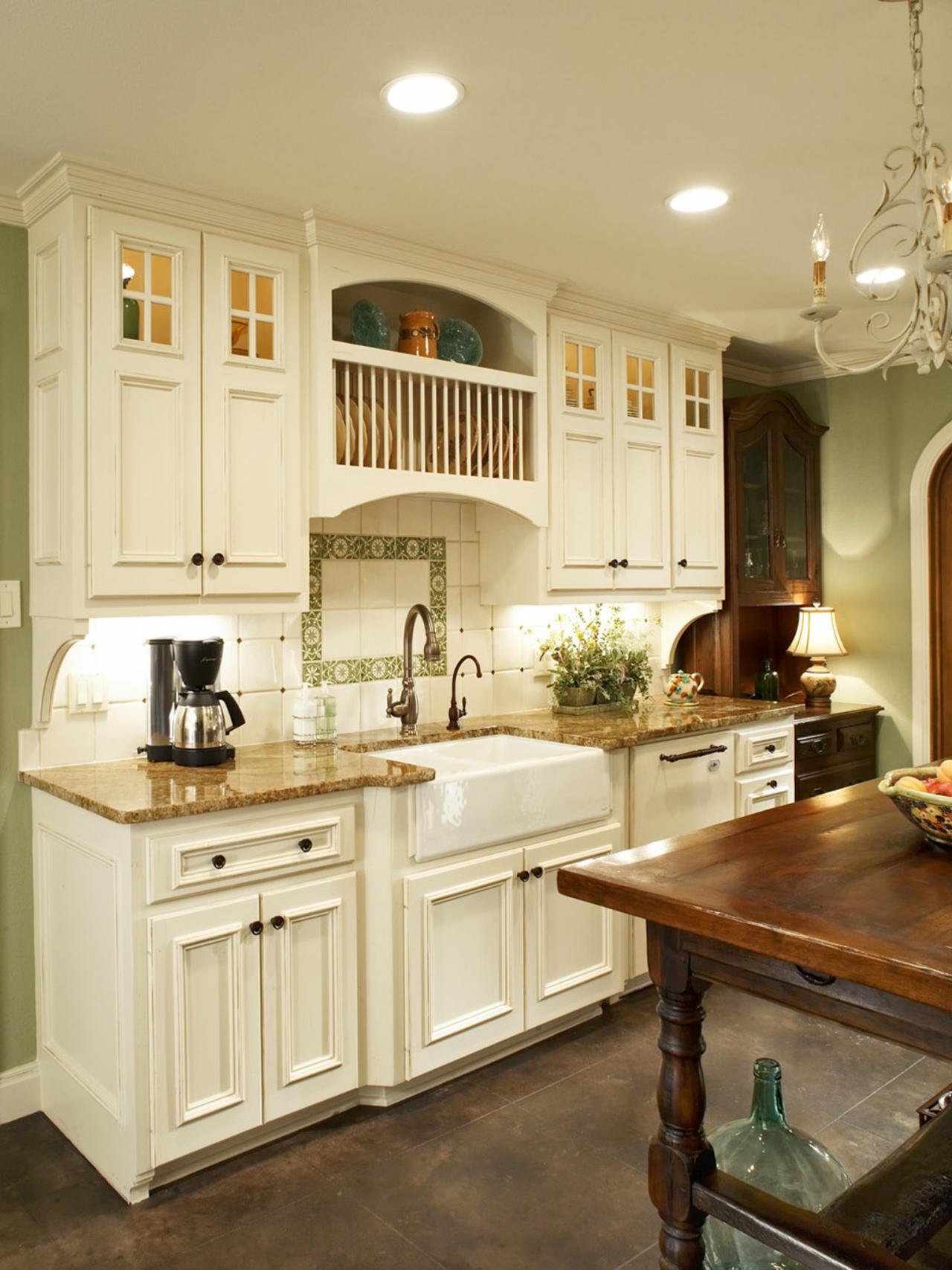 White French Country Kitchen