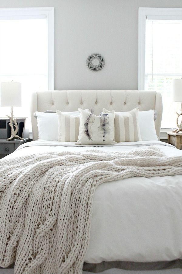 White and Neutral Bedroom Colors