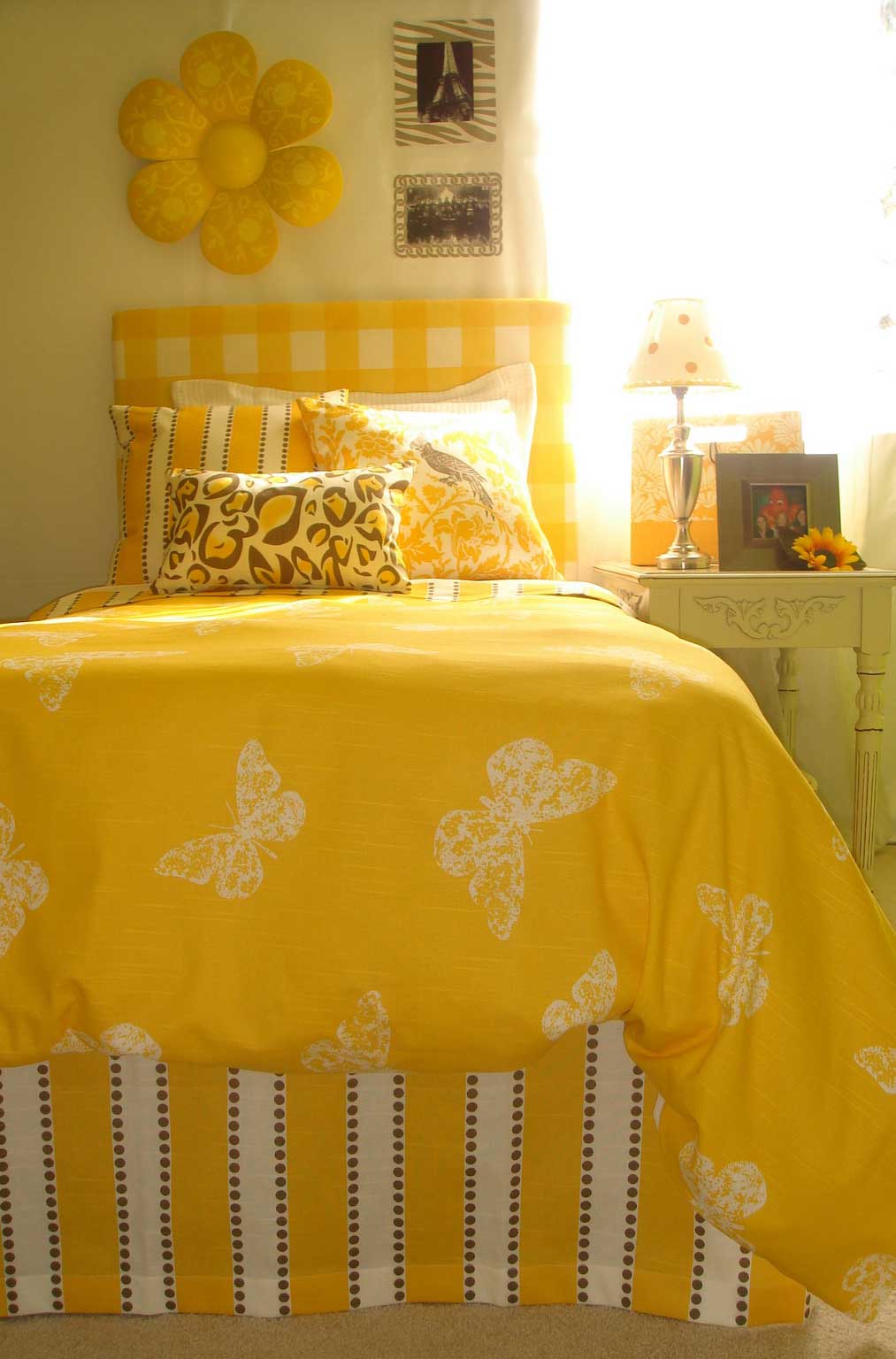 Yellow Dorm Room Bedding
