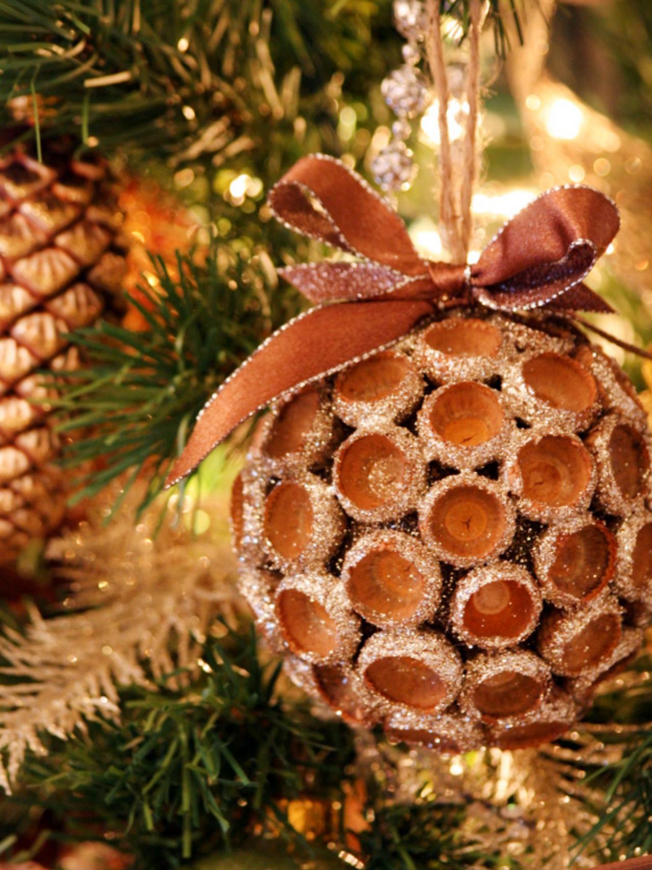 Acorn Cap Christmas Ornament