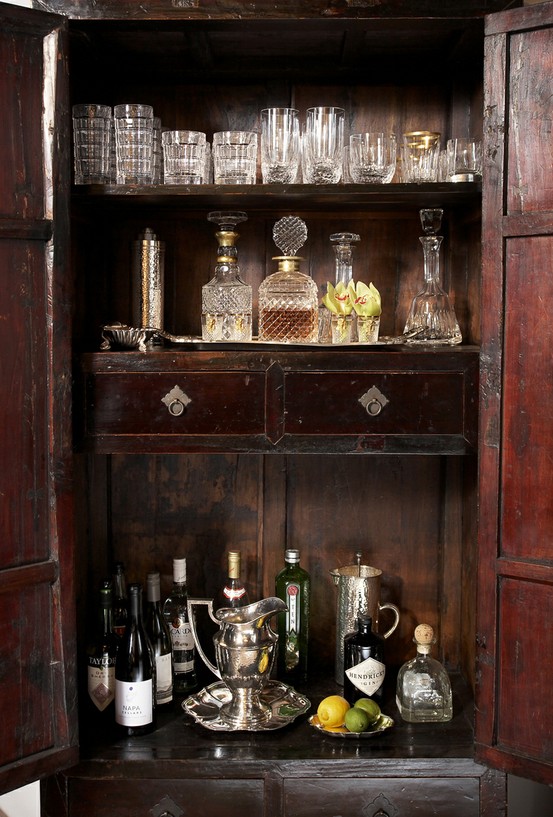 Armoire Liquor Cabinet Bar