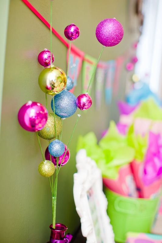 Bright Color Christmas Decorations