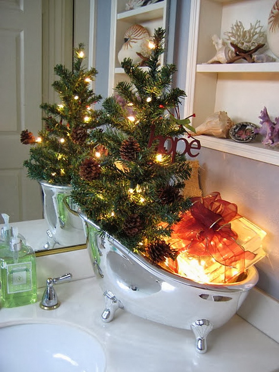 Christmas Bathroom Decorating Ideas You Can Copy