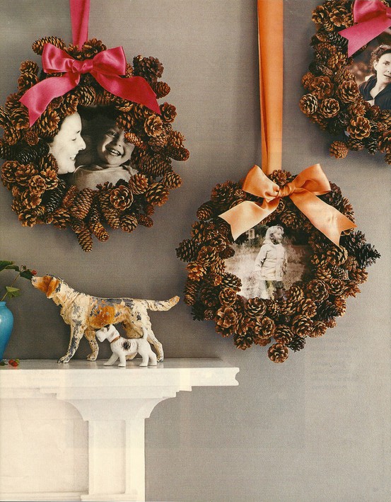 Christmas Pinecone Wreath DIY