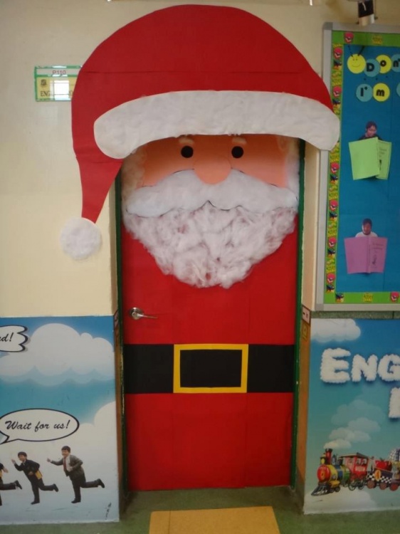 Christmas Santa Door Decoration Ideas