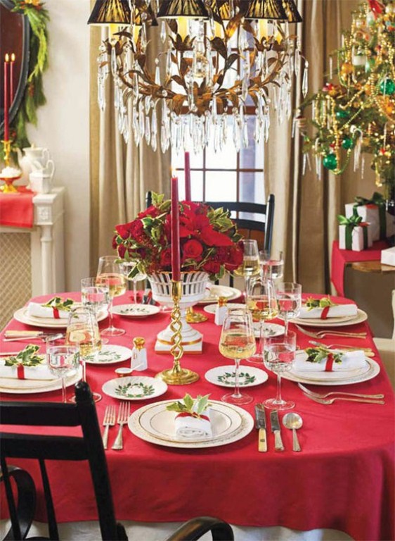 Christmas Table Decoration Ideas 2016