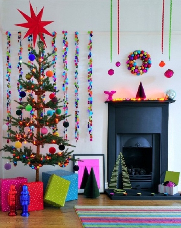 Colorful Christmas Tree Decorating Ideas