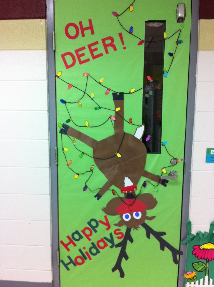 Cool Christmas Classroom Door Decoration