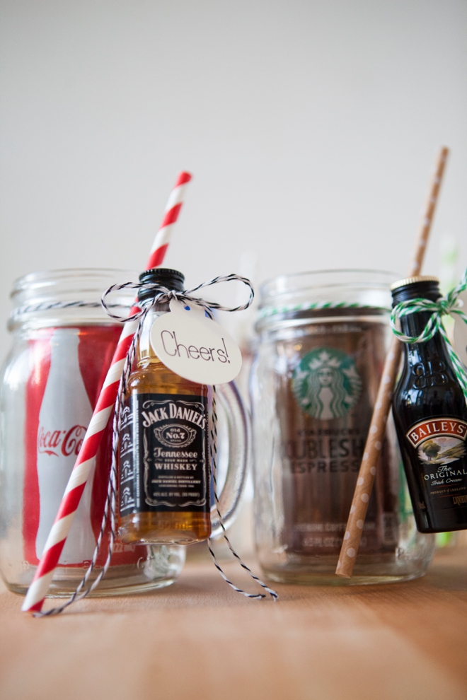 DIY Gifts Mason Jar Cocktail Drink