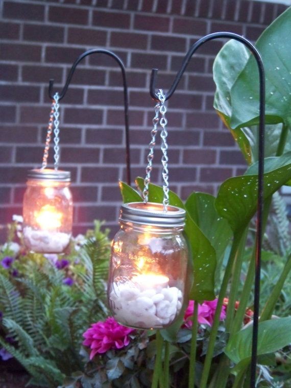 DIY Hanging Mason Jar Plants