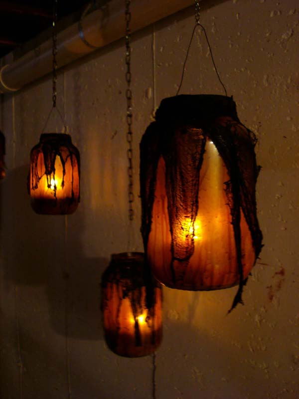 DIY Mason Jar Halloween Lanterns