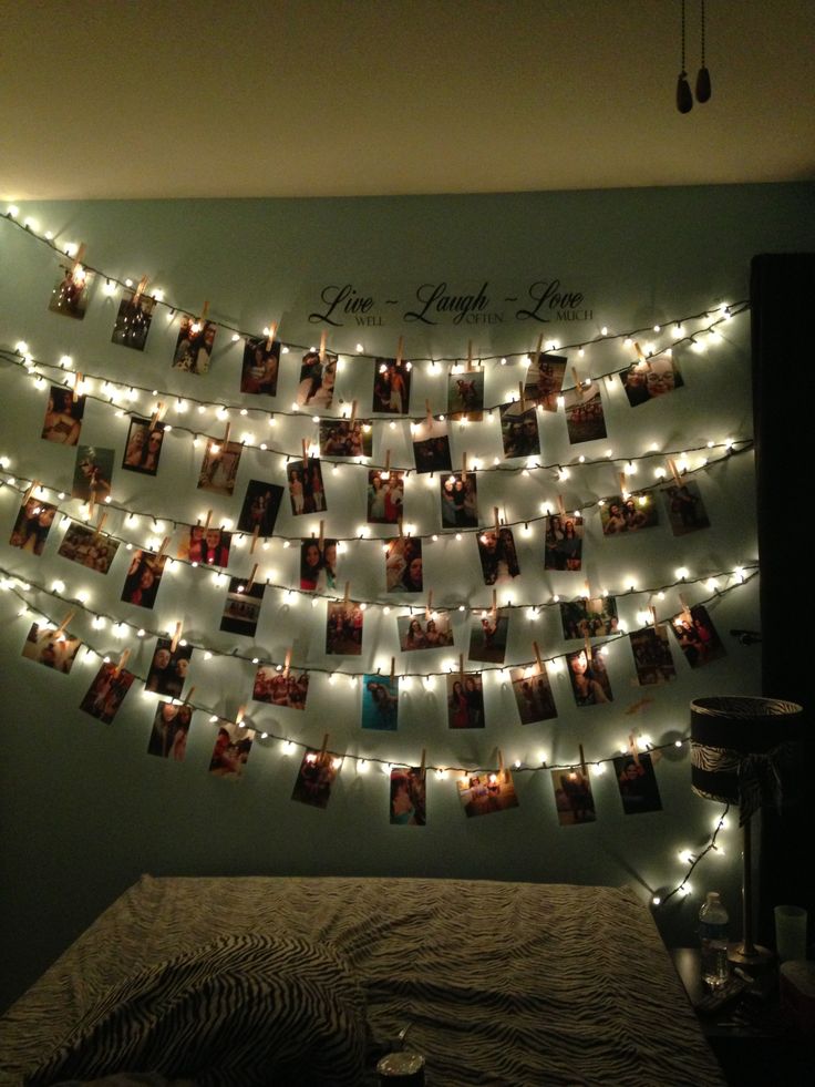 Decorate Room with Christmas Lights