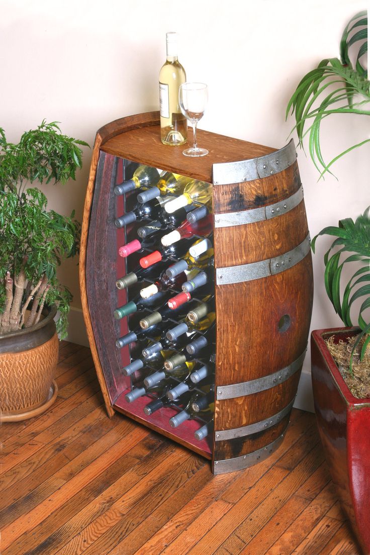Diy Design Wine Barrel Wine Rack
