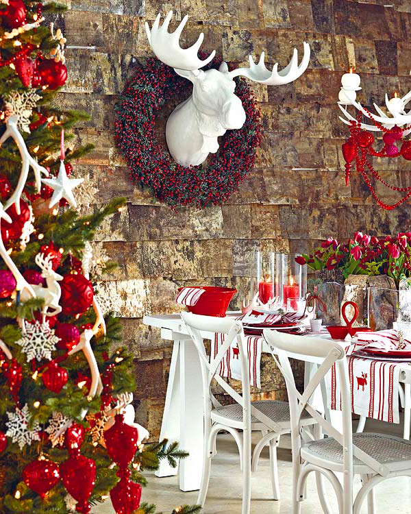 Elegant Christmas Decorating Idea Table