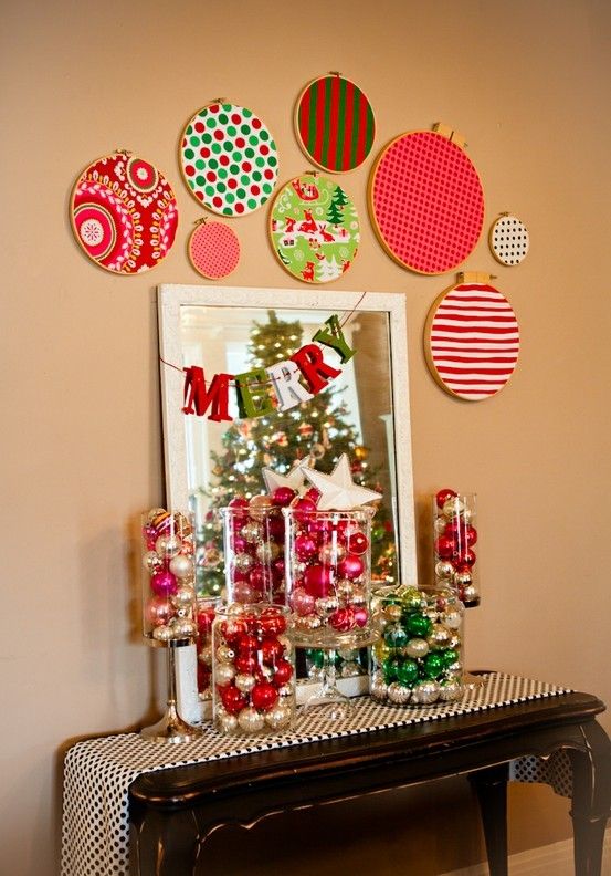 Embroidery Hoops Christmas Decor