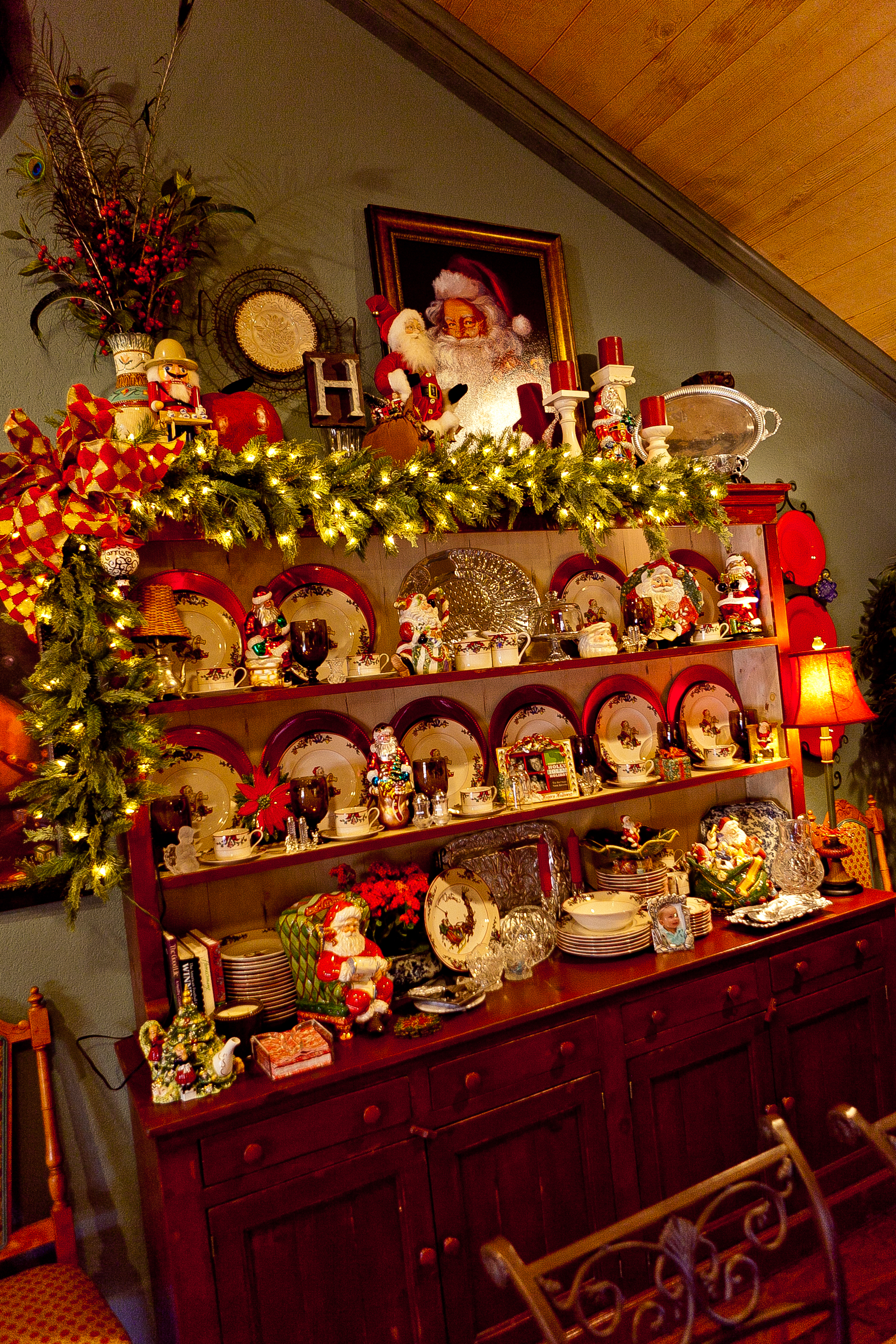 French Country Christmas Decorating