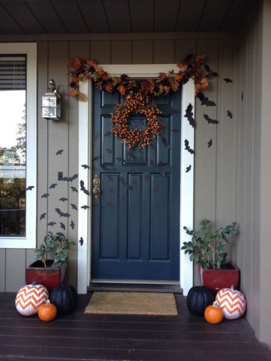 Front Door Halloween Decoration 2016