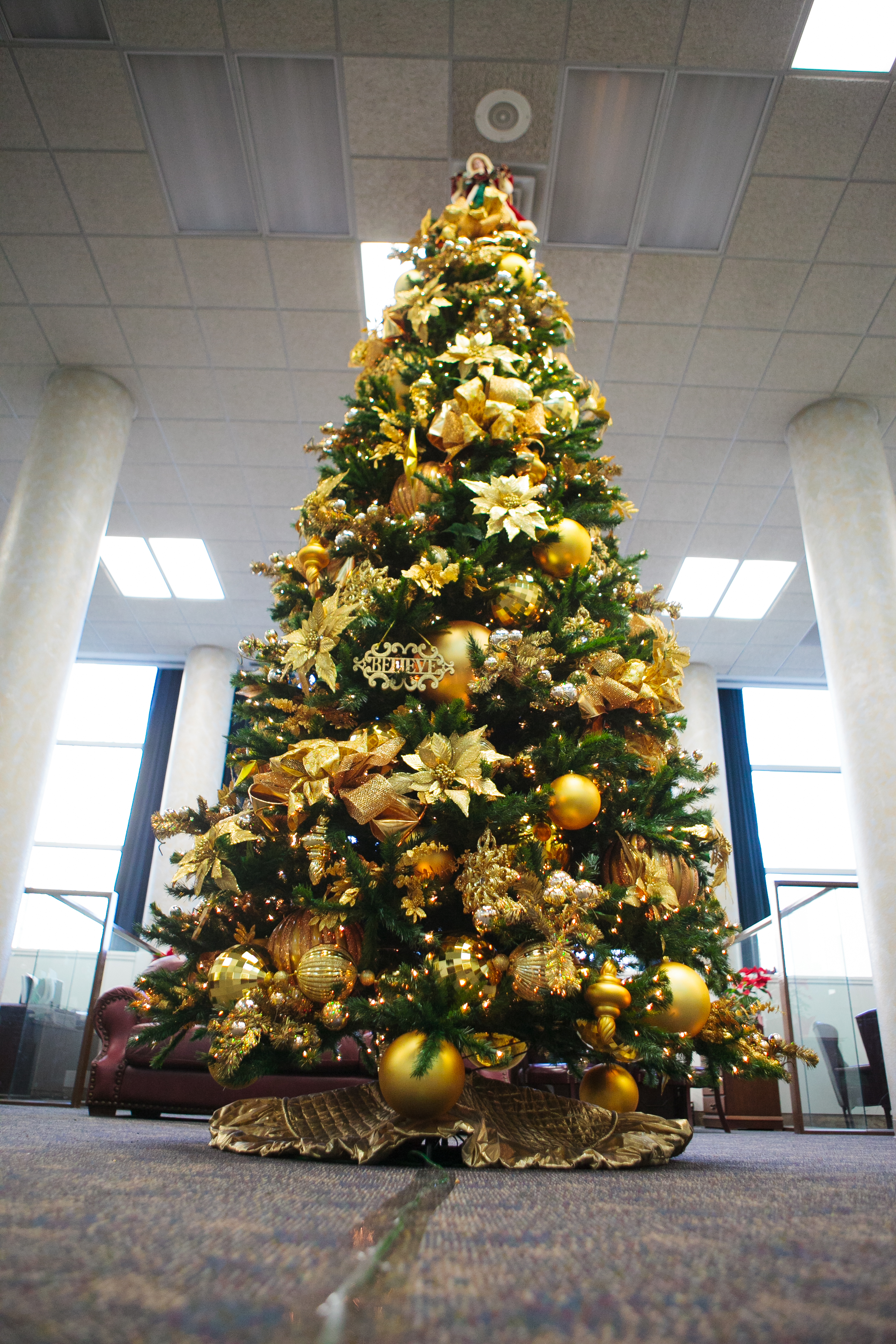 Gold Christmas Tree Decoration