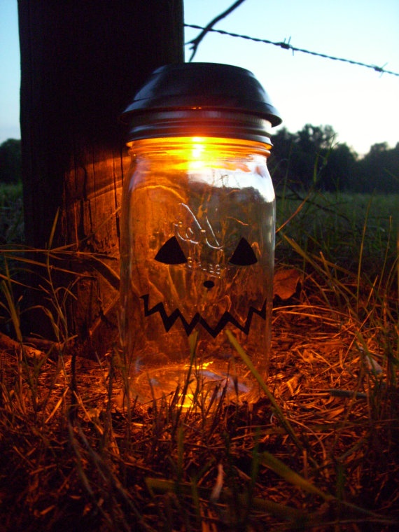 Halloween Pumpkin Solar Light Ideas