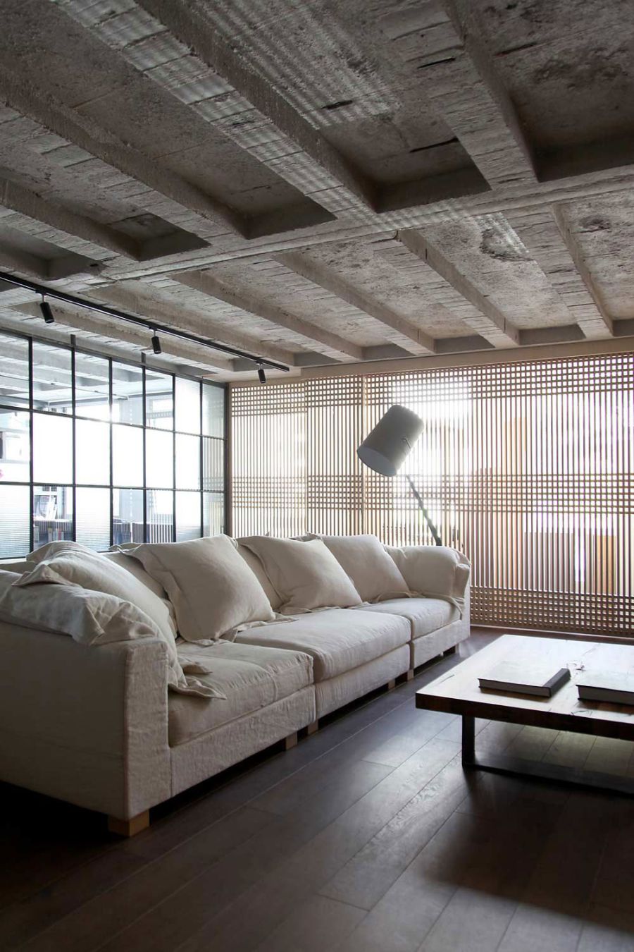 Living Room Ceiling with Loft