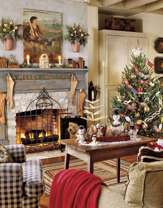 Old Country Christmas Decorating Ideas