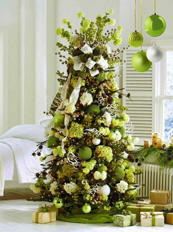Organic Christmas Tree Decorating Ideas