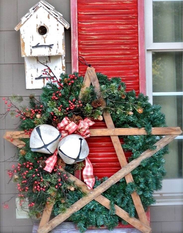 Outside Christmas Decorating Ideas Rustic