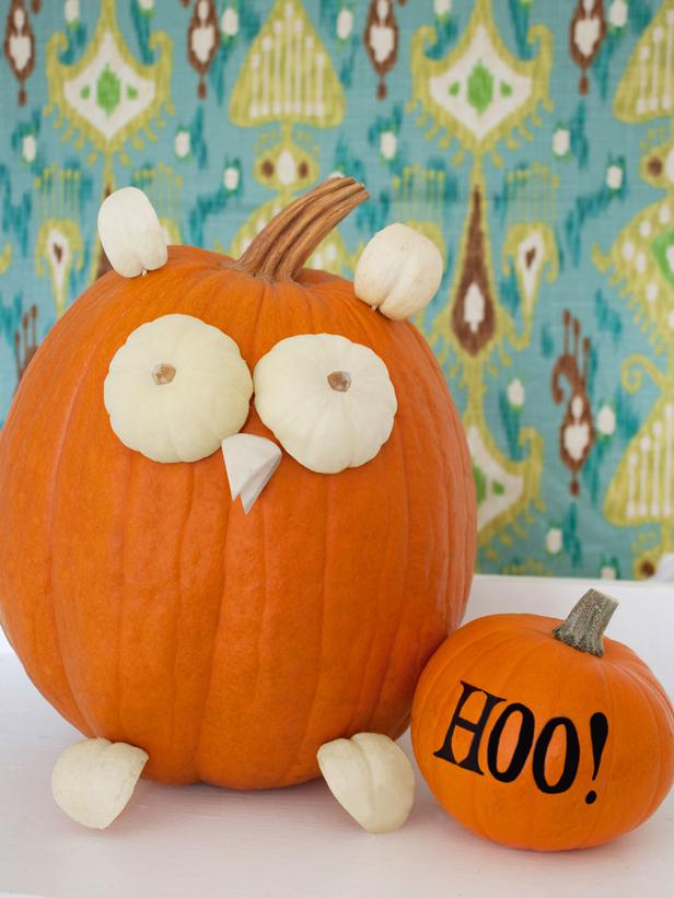 Owl Halloween Pumpkin Decorating Ideas