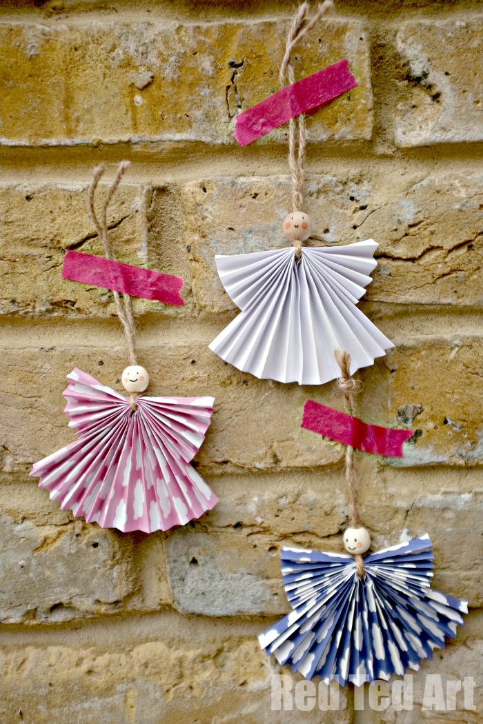 Paper Angel Christmas Decorations