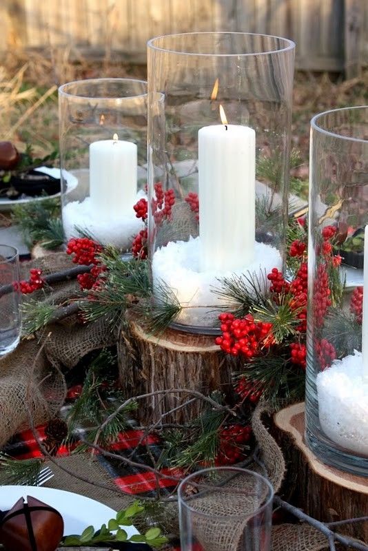 Pinterest Christmas Table Decorations