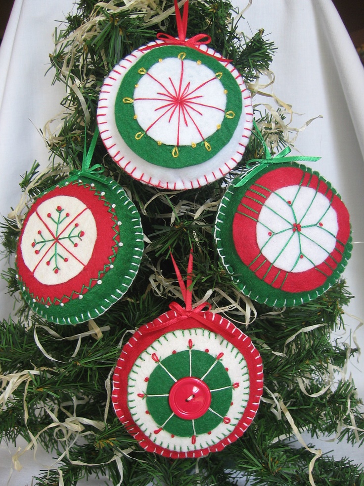 Pinterest Felt Christmas Ornaments
