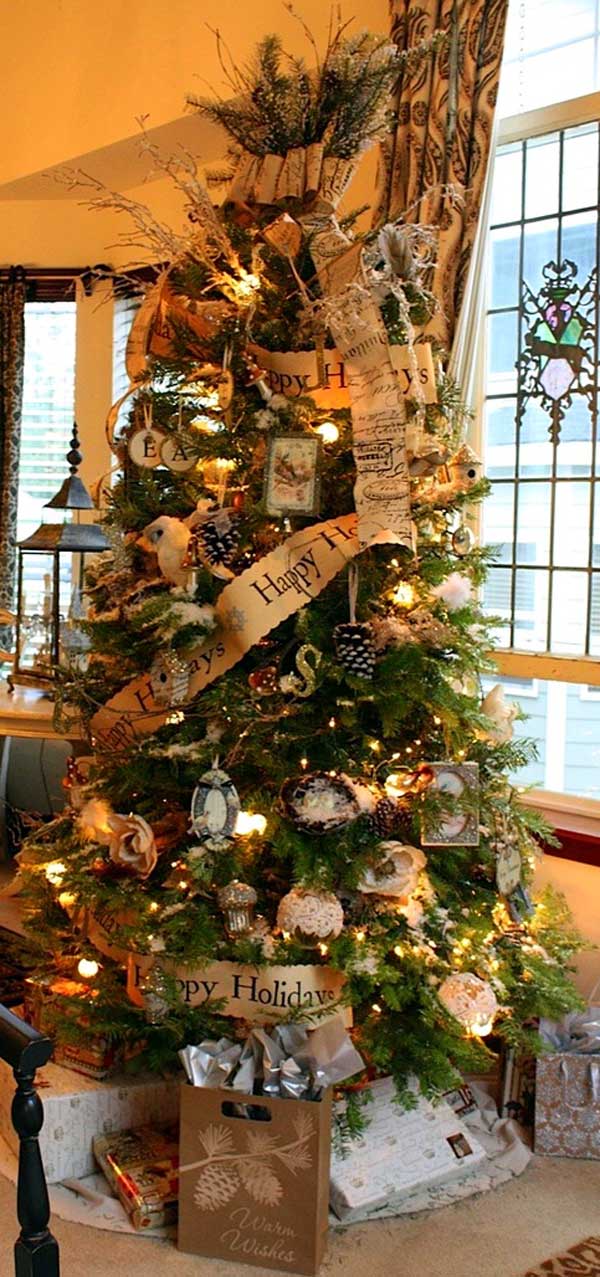 Pinterest Rustic Christmas Tree Ideas