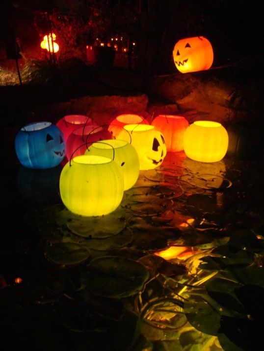 Plastic Lighted Jacko Lanterns