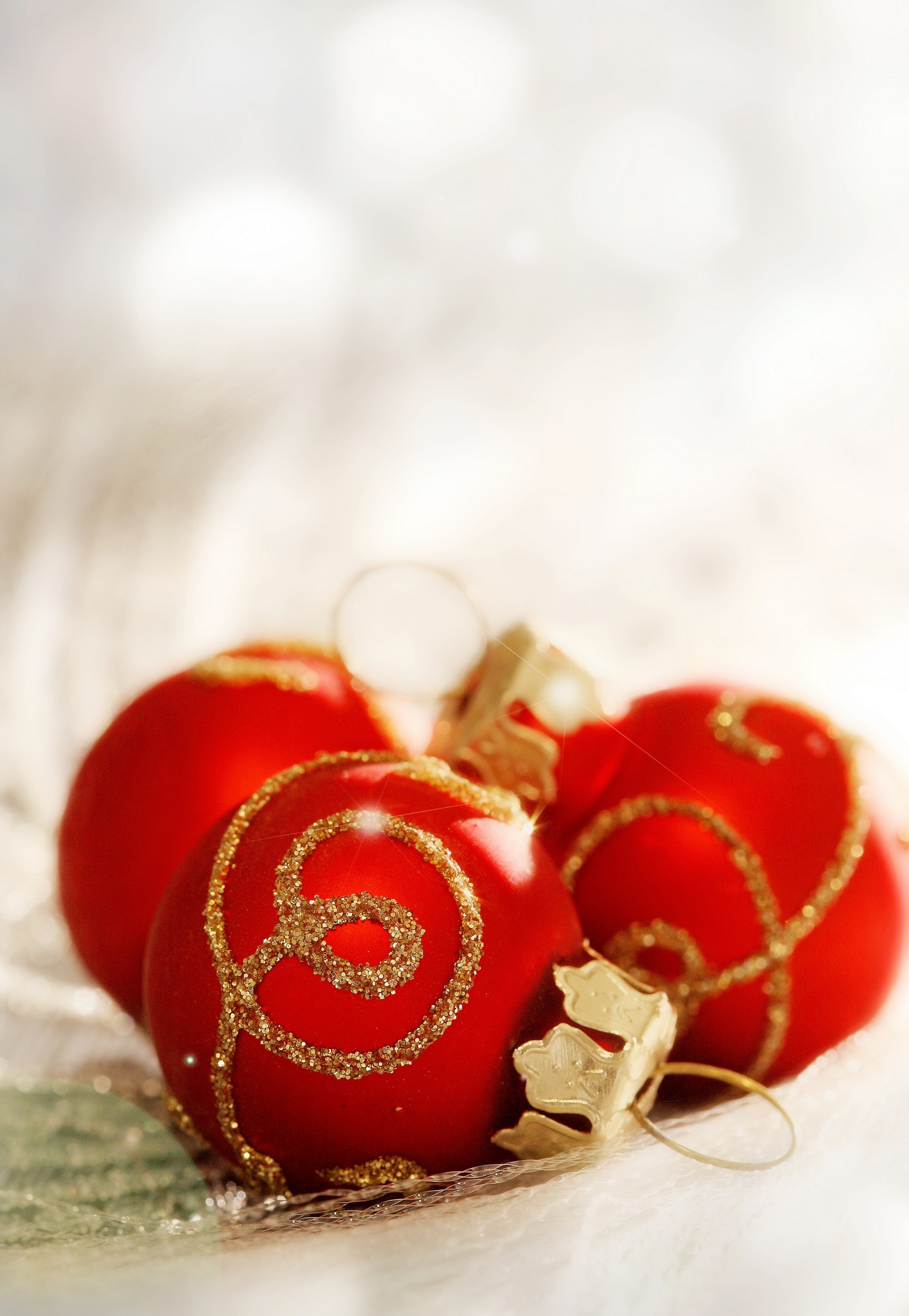 Red Christmas Ornament Decorations
