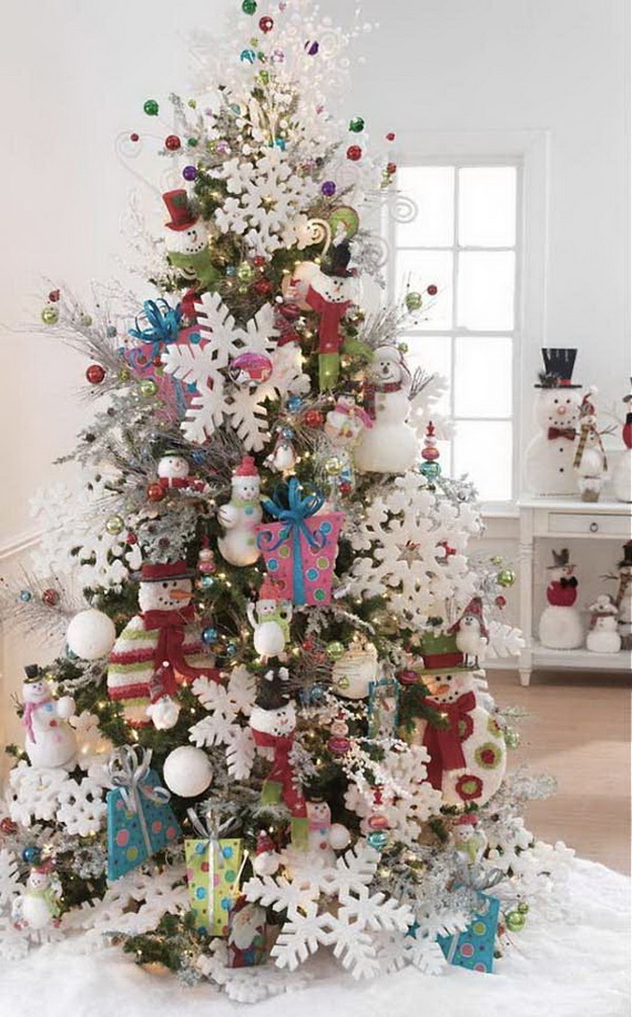 Snowman Christmas Tree Ideas