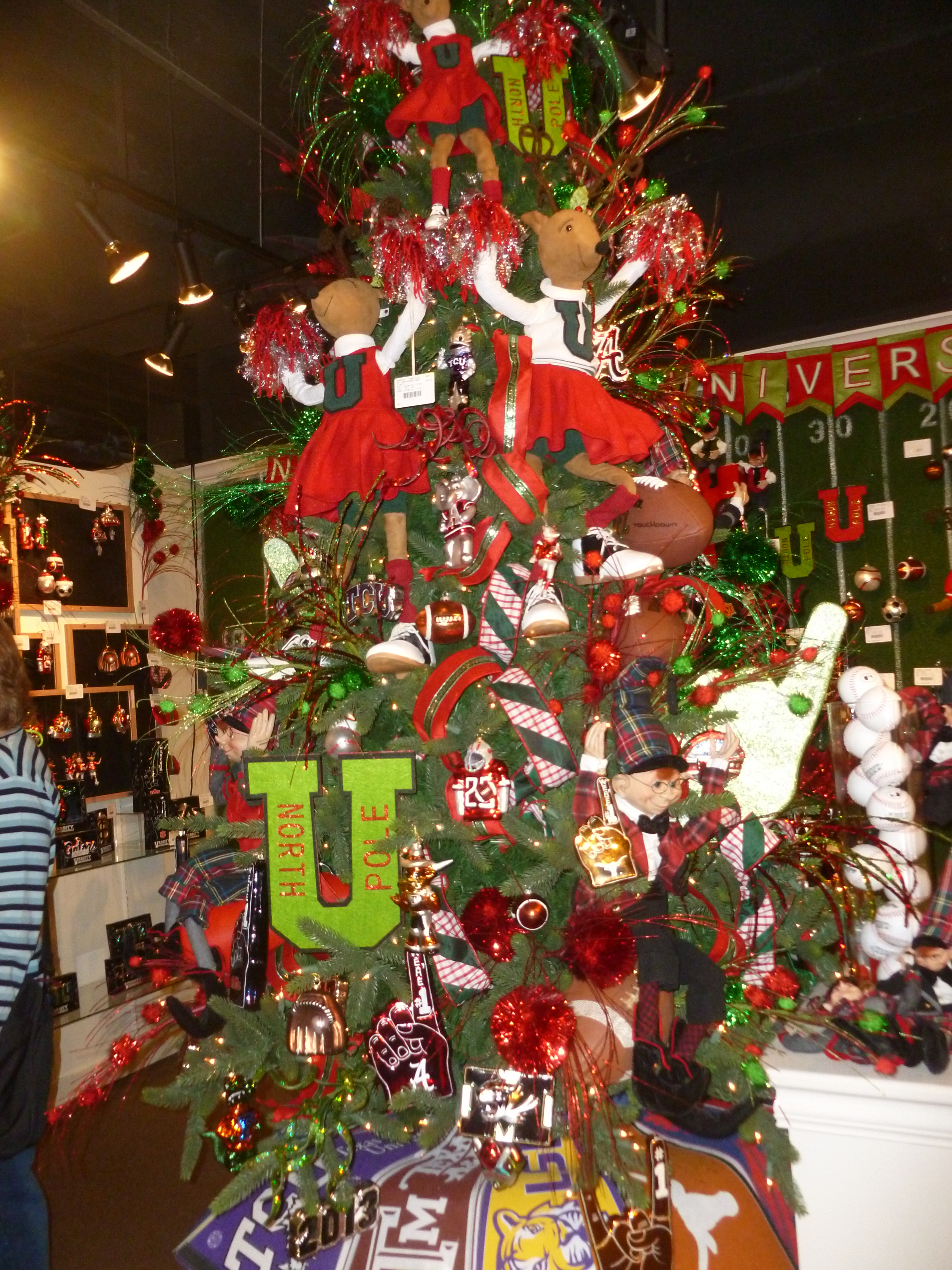 Sports Theme Christmas Tree Decorations Ideas