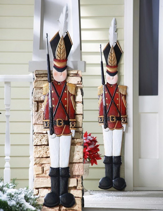Tin Soldier Outdoor Christmas Decorations