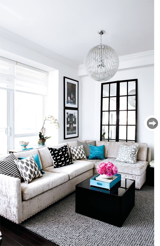 black-blue-and-gray-living-room