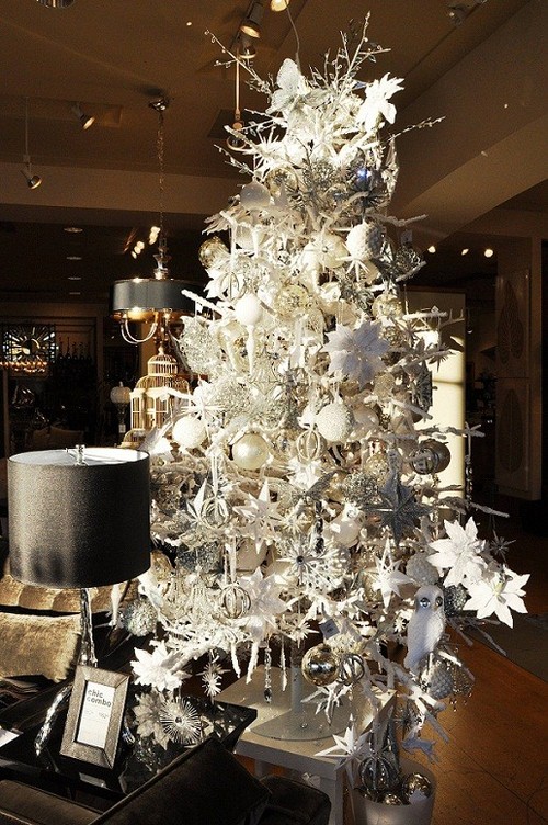 Black and White Christmas Tree Ideas
