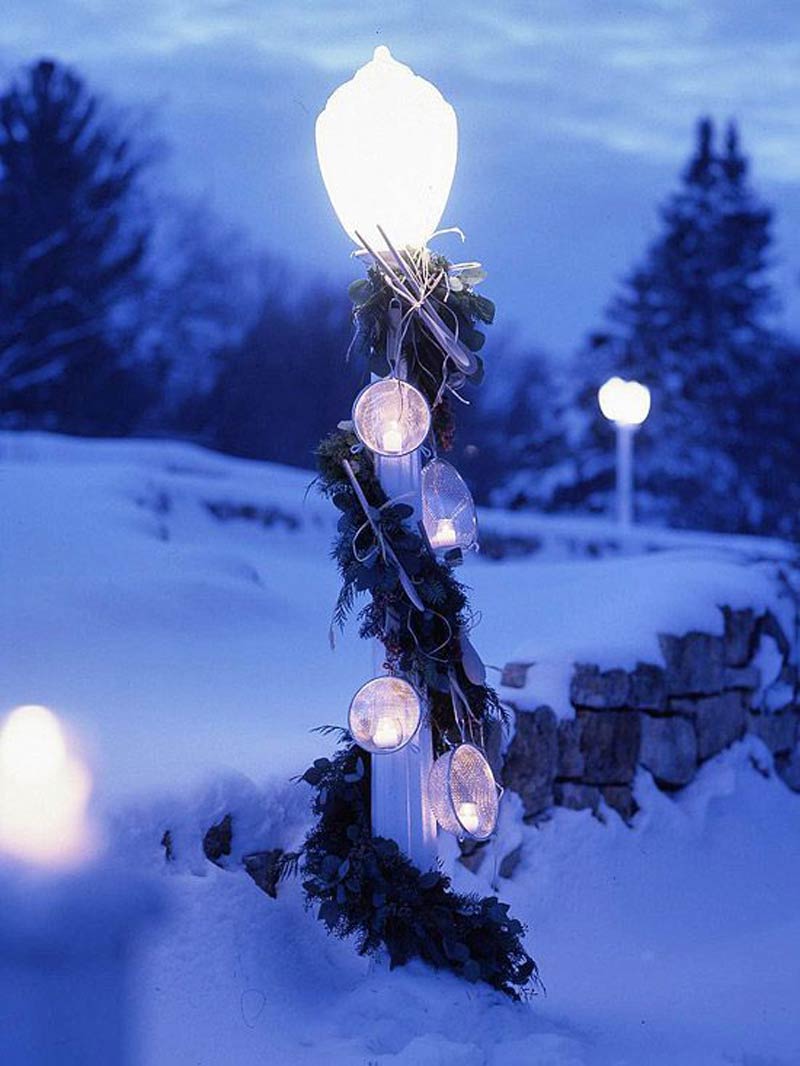 Christmas Lamp Post Lights Outdoor