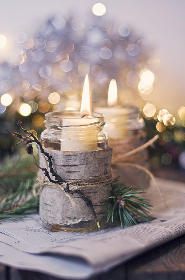 Christmas Mason Jar Candle Ideas