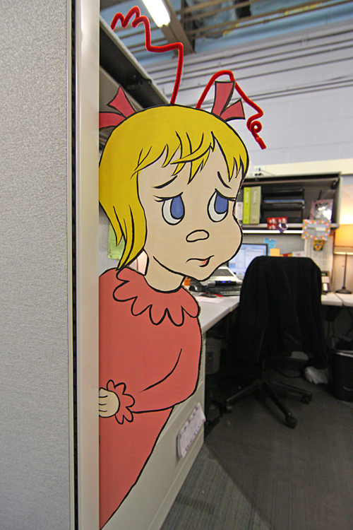 Christmas Office Cube Decorating Contest